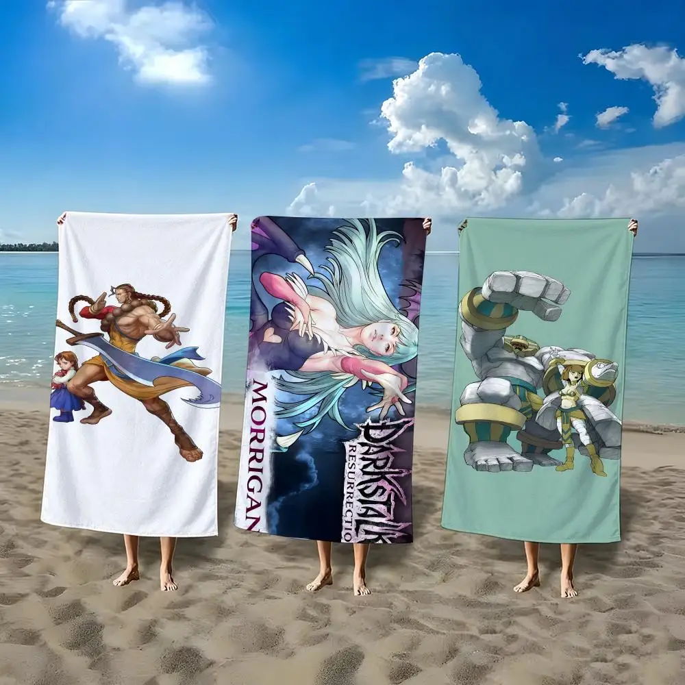 Night Warriors Darkstalkers Re Towel ultra-fine fiber quick drying absorbent bath towel, outdoor swimming sports towel