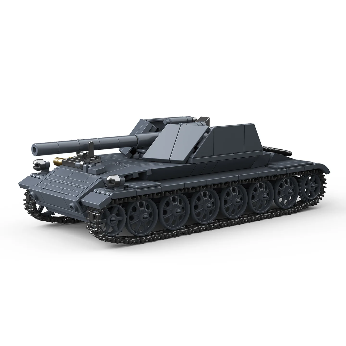 Rheinmetall Weapons Carrier Assembly Model, 1:35 Scale, Building Block Tracked Tank Toy view 6