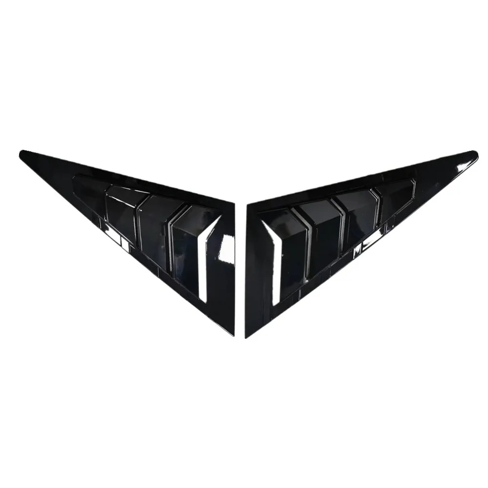 For Honda Civic Sedan 2006-2015 ABS Plastic Front Rear Window Quarter Louver Cover Side Vent Trim Car Adhesive Accessories view 6