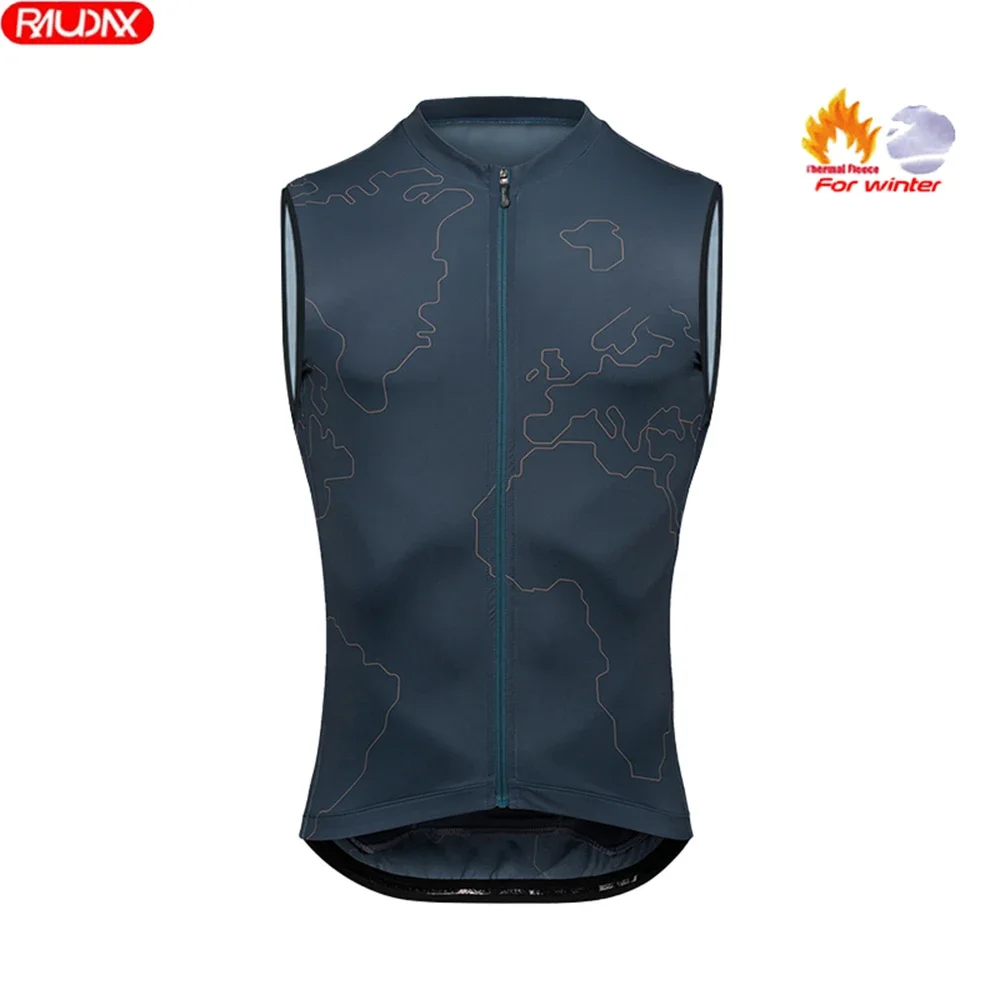 2024 New Bicycle Riding Vest Winter Road Bicycle Warm Vest Autumn Mountain Bike UV Protection Vest Bicycle Team Sleeveless Vest