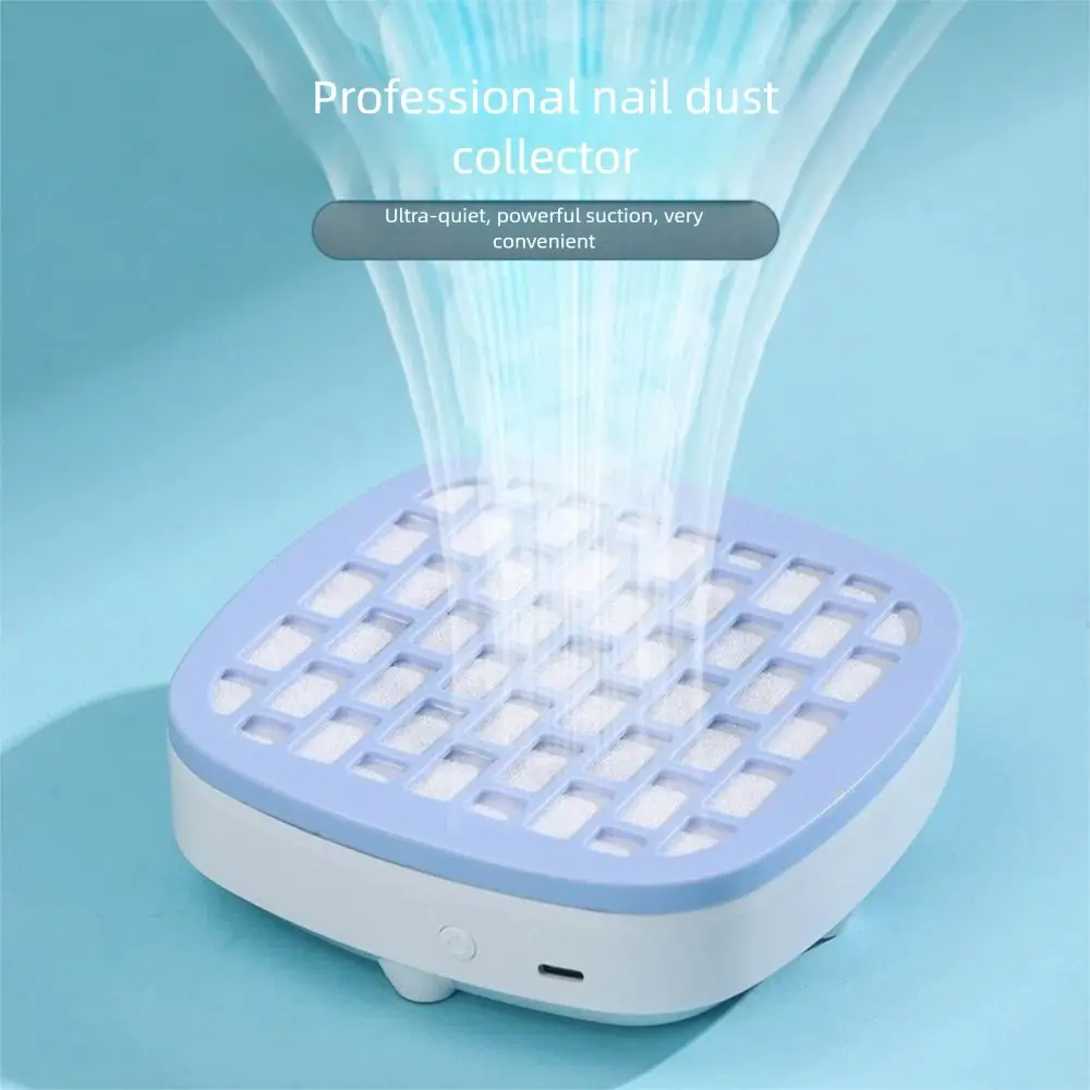 

Пылесос для дизайна ногтей с высоким всасыванием, USB-шлифовальный мини-пылесос для ногтей, мощный пылевой фильтр, разгрузка