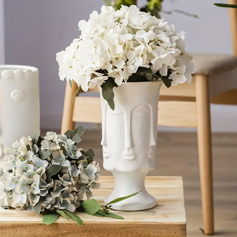 1/4PCS Seide Künstliche Blumen Hortensien Hochzeit Brautsträuße Urlaub Haus Zimmer Garten Wand Festival Diy Geschenk Box decor Billig – Detail 2
