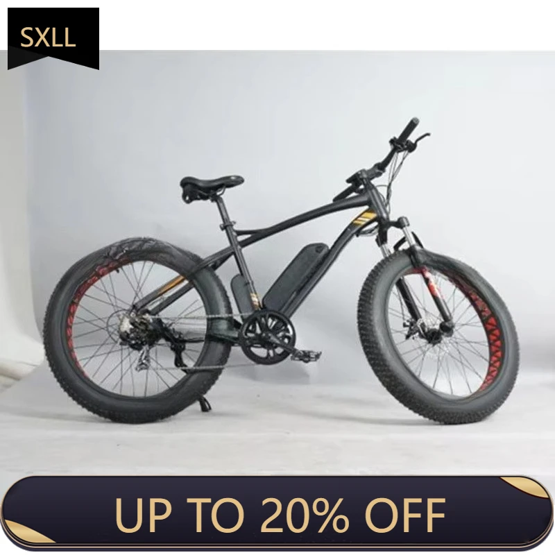 

SXLL Hot Sale 500 W 48 V 10AH Obese Tires Electric Bike 26 Inch E Bike Electric Bike with Lithium Battery