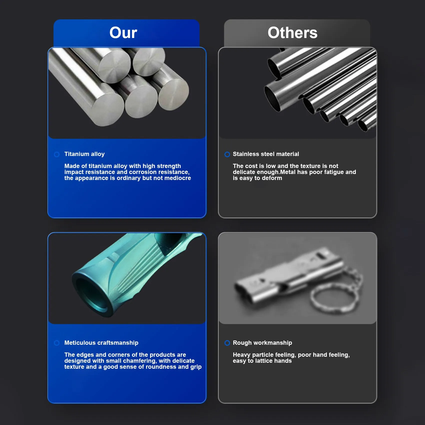 Свисток из титанового сплава, одна трубка, практичный портативный элегантный уличный инструмент, подвеска, брелок для ключей, аксессуары