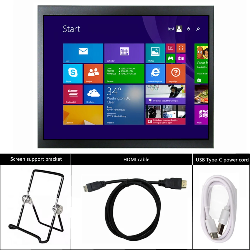 

9.7-Inch 4:3 2K IPS General-purpose Portable Display Computer Auxiliary Sub Screen Second Screen external expansion Monitor