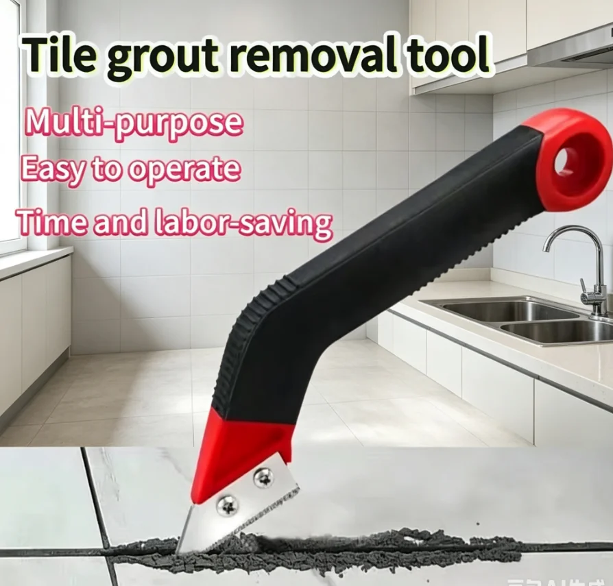 

Gap Cleaning Knife Tile Grout Remover Wall Floor Joint Rake Scraper Ceramic Beautiful Seam Cutting Broken Particle Chip Blade