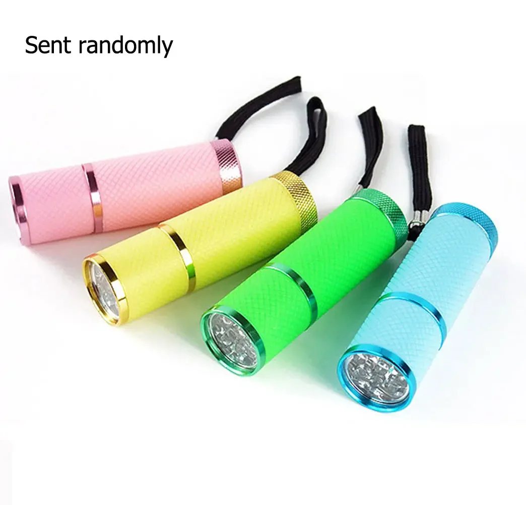 High Brightness Portable Multifunction UV Ultra Violet 9LED Flashlight Backlight Torch 395nm For Medical Equipment