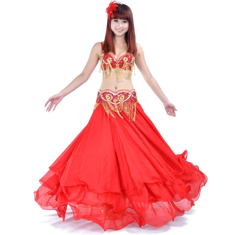 Traje de dança do ventre personalizado, técnica de bordado de contas, sexy, borla, conjunto de performance