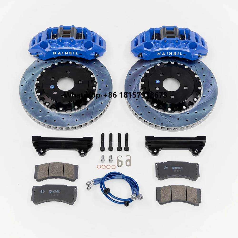 

NS6 Performance Ceramic Brake Pads 6-Pot Caliper Kit 6-Piston Brake for VW Golf Mk6 Mk7 GTI R Big Brake Kit-Condition New