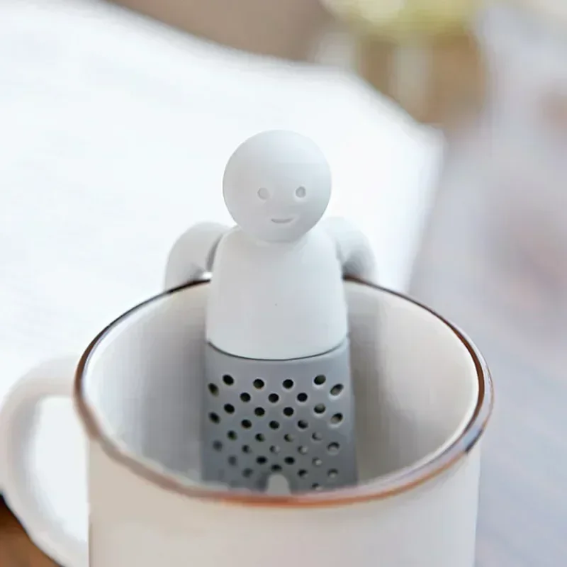 مصفاة شاي سيليكون Infuser Teaware مصفاة تصفية أكياس الشاي صانع ورقة Infusor اكسسوارات المطبخ أدوات الشاي