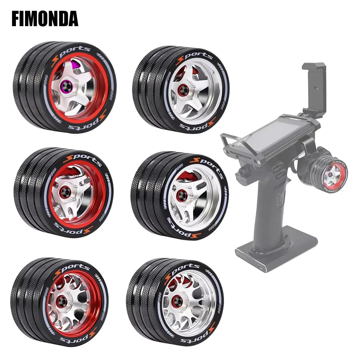 

Transmitter Handwheel Steering Wheel for Sanwa MT4/MT5/M12,Futaba 4PX/7PX/10PX,Flysky NB4,KO EX Next WFLY X9 RC Remote Control