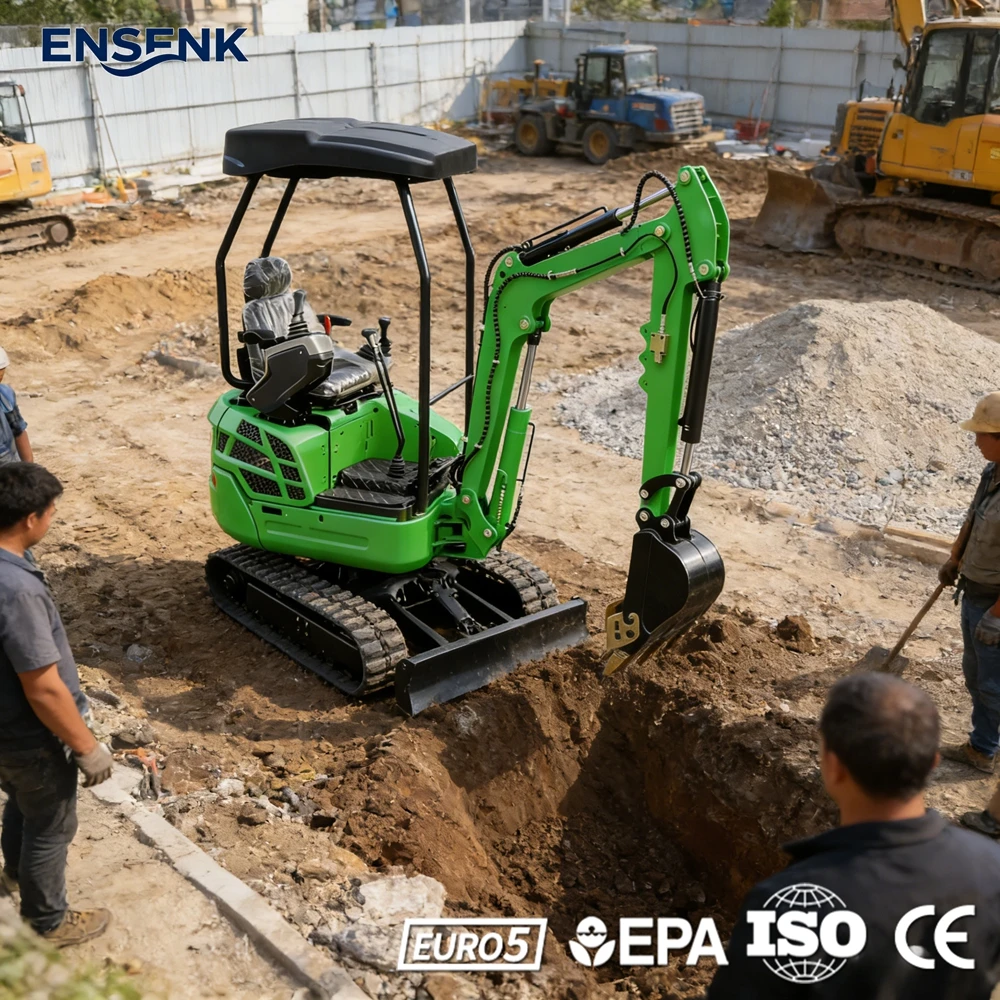 

Mini Excavator 0.8Ton 1.5Ton Construction 1.2Ton 1.8Ton Yanmar Diesel EPA Euro 5 CE Multifunctional Agricultural Excavator