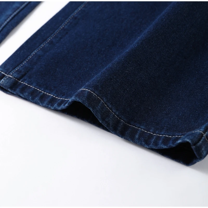 Zweiteiliges Vintage-Jeans-Set für Damen, einreihig, Reversgürtel, Jacke, passende Jeans mit hoher Taille und geradem Bein, lässiges tägliches Outfit – Detail 22