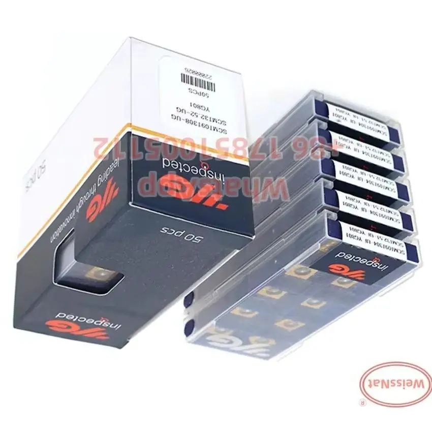 

YG-1 SCMT32.51-UF SCMT09T304-UF YG801 SCMT32.52-UG SCMT09T308-UG YG801 Carbide Insert SCMT Inserts