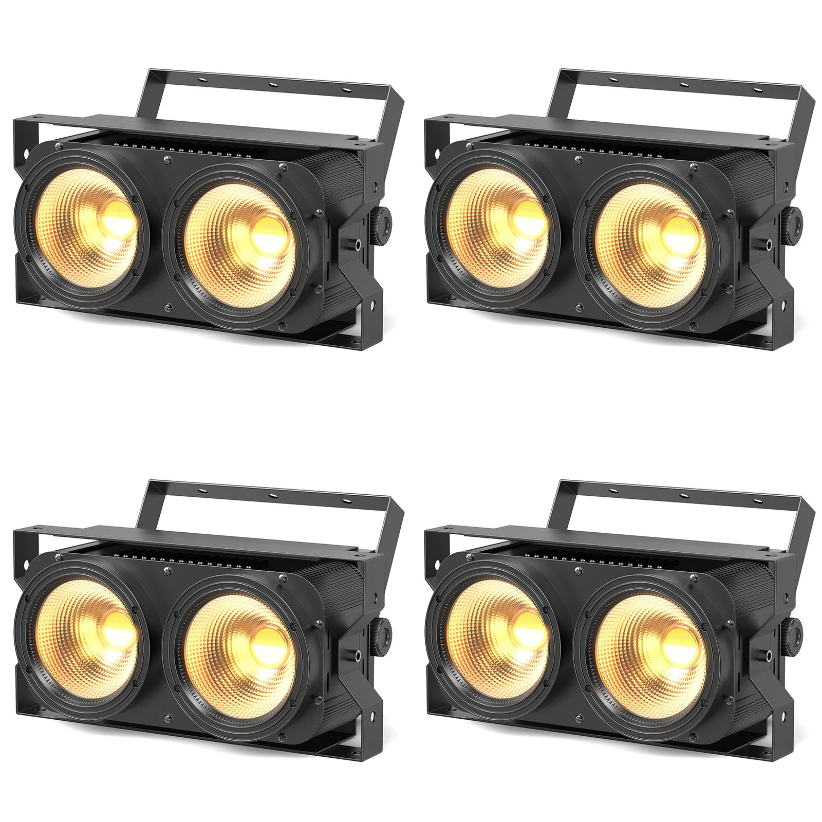 

Yiflamefly 4 шт. 200 Вт 2 головки COB Audience Light COB Par Light DMX512 8 каналов для DJ выступлений концертов ночные клубы вечеринки бары