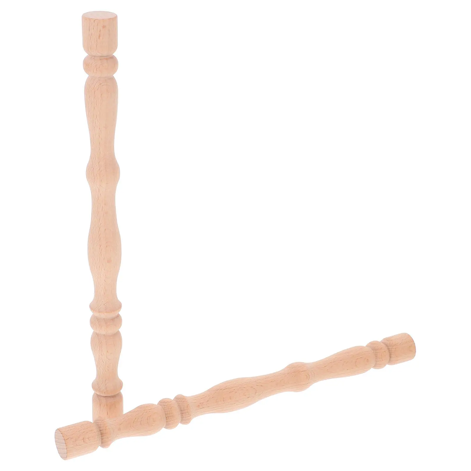 2Pcs Wooden Roman Column Pillars Solid Wood Home Decor Small Columns for Corridor Staircase Furniture Legs Decorative Crafts DIY