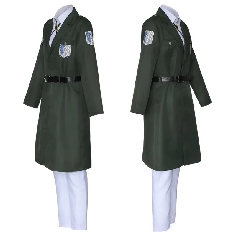 2025 New Anime Attack on Titan Eren Levi Cosplay Costume Shingeki No Kyojin Scouting Legion Soldier Uniform Halloween Costum ❤ ❤