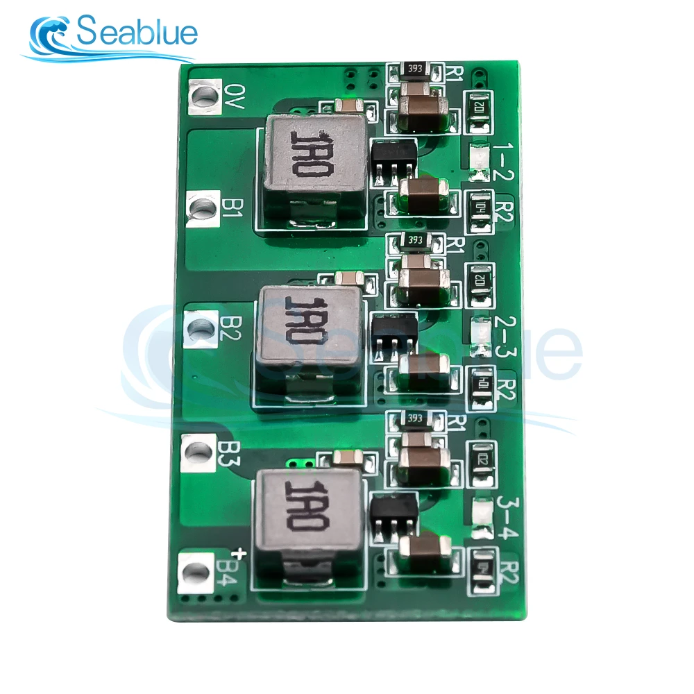 2S 3S 4S 1.3A Active Equalizer 3.7V 18650 Lithium Iron Battery 3.2V Lifepo4 Battery Transfer Balancer for BMS Protection Board