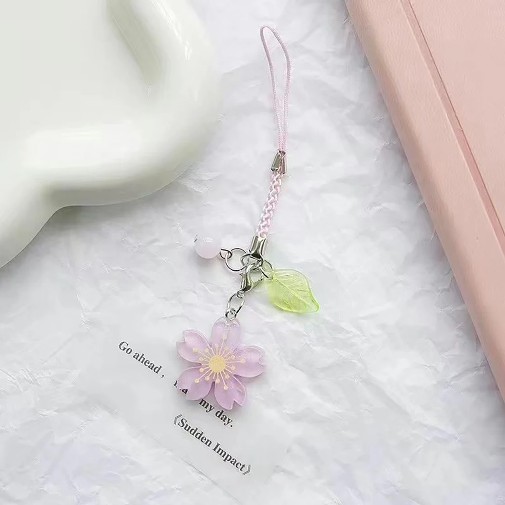 

Sakura Handmade Headphone Pendant U Disk Lappel Mobile Phone Chain Cute Girl Heart Student BFF Bag Hanging Ornaments