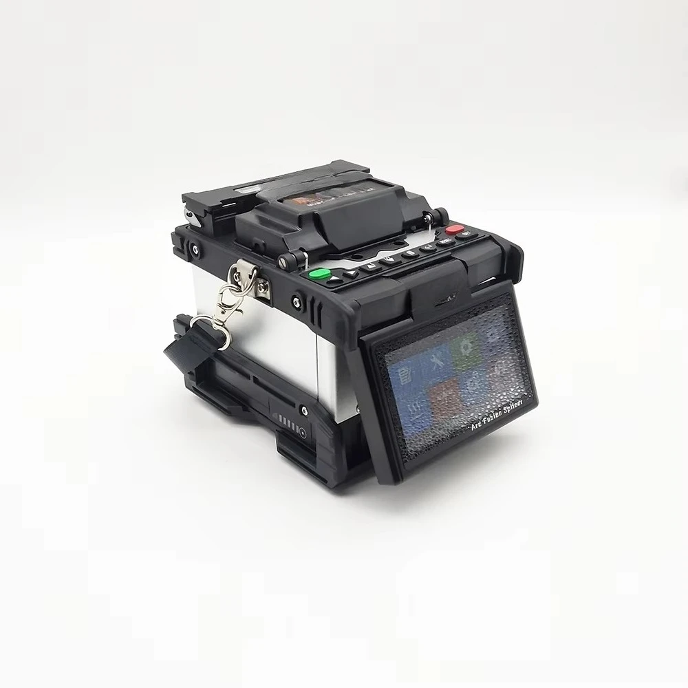 مجموعة أدوات لحام الربط الجديدة عالية الدقة X-700 جهاز ربط الألياف الضوئية المحمول تلقائيًا #4