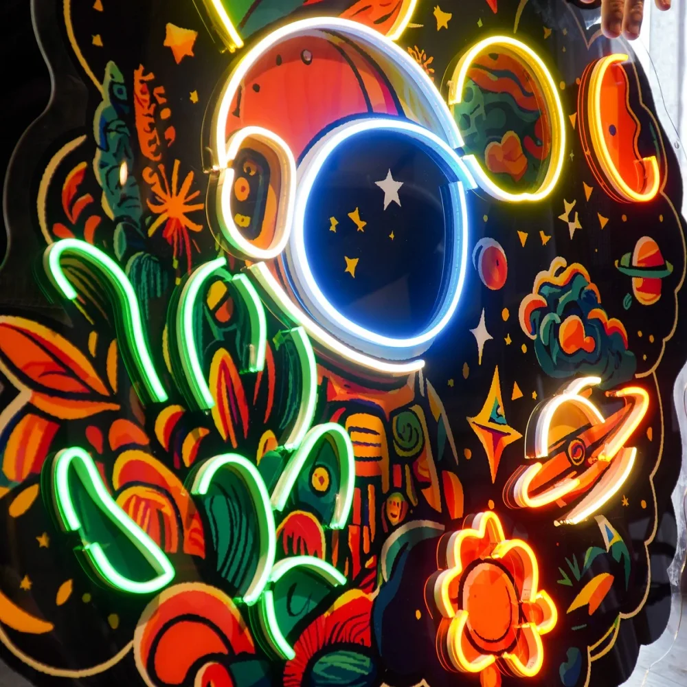 Customized neon sign, personalized LED logo, remote control suitable for shops, advertisements, hospitals