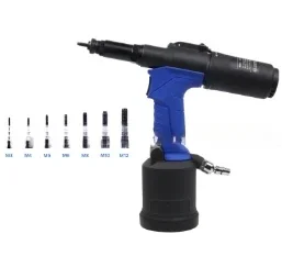 Light Weight OEM Customization Suitable for All Materials Rivet Nut Riveting Capacity M3-M12 Pneumatic Rivet Nut Tool