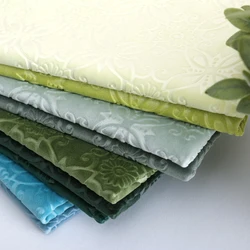 3D Embossed Velvet Fabric By The Meter for Sewing Sofa Covers Curtain Diy Thickened Flannel Cloth Plain Soft Pink Black Blue Red