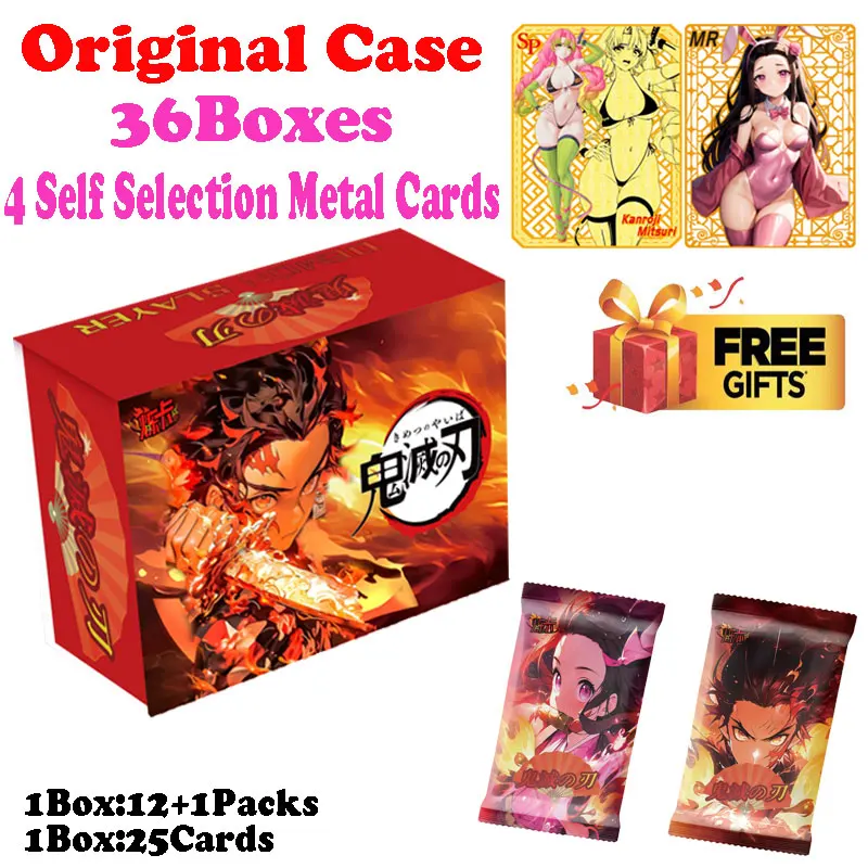 2024 Newest Case Wholesale Price Demon Slayer Shinobu Japanese Anime Trading Mitsuri Tanjiro CCG TCG Hobbies Gift