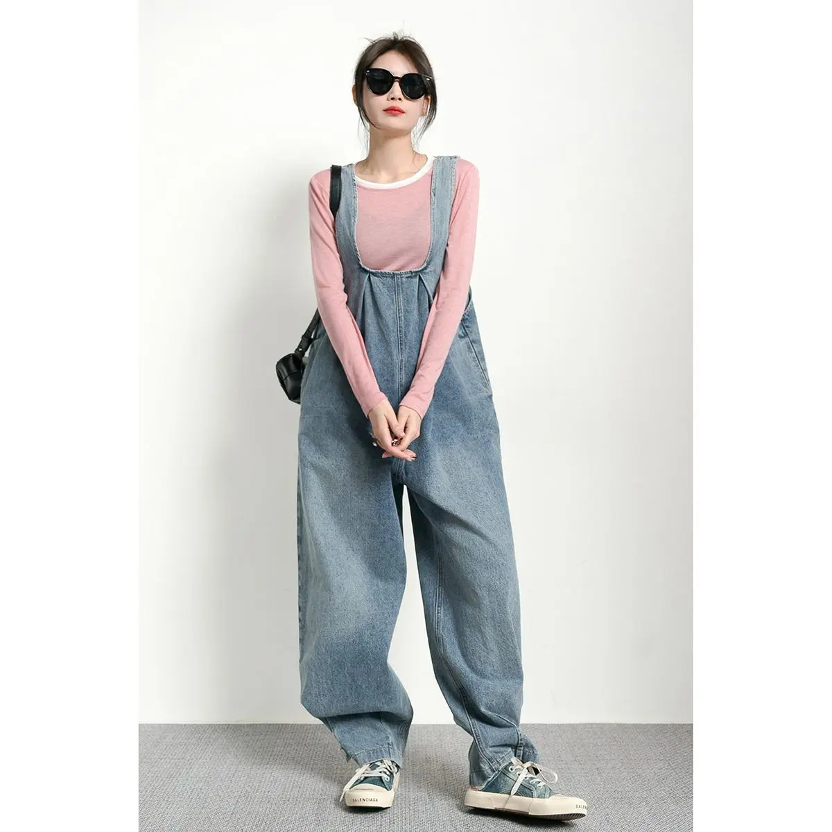 Tute da donna estive casual Tute asimmetriche monocromatiche senza vita Pantaloni concisi di qualità Rilassati con frange oblique Feminino leggero