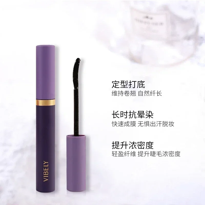 4d Ciglia naturali a lunga durata Trucco di marca Cosmetici Maquillage Femme Fibra di seta Mascara Curling Allungamento spesso