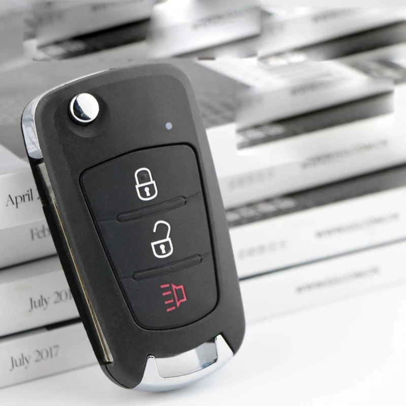 For GREAT WALL GWM WINGLE 5 WINGLE 6 STEED HAVAL H1 H5 H3 C30 Folding Key Cover Key Shell Car Folding Flip Remote Key FOB