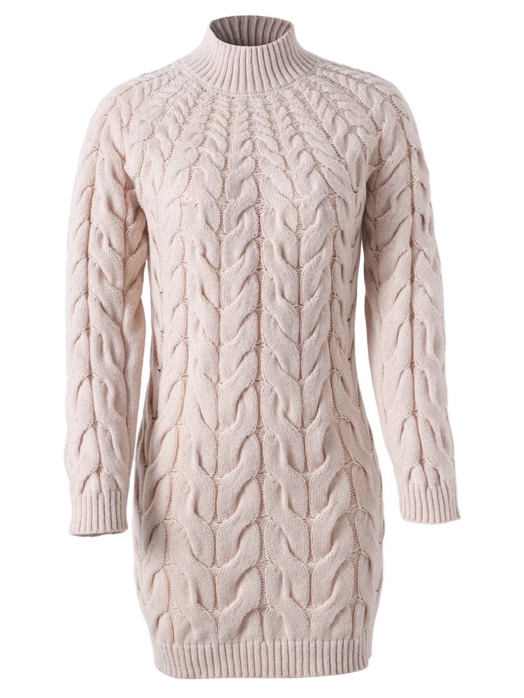 Dames casual mode jurk met lange mouwen Stijlvolle comfortabele herfst-winterseizoenkleding