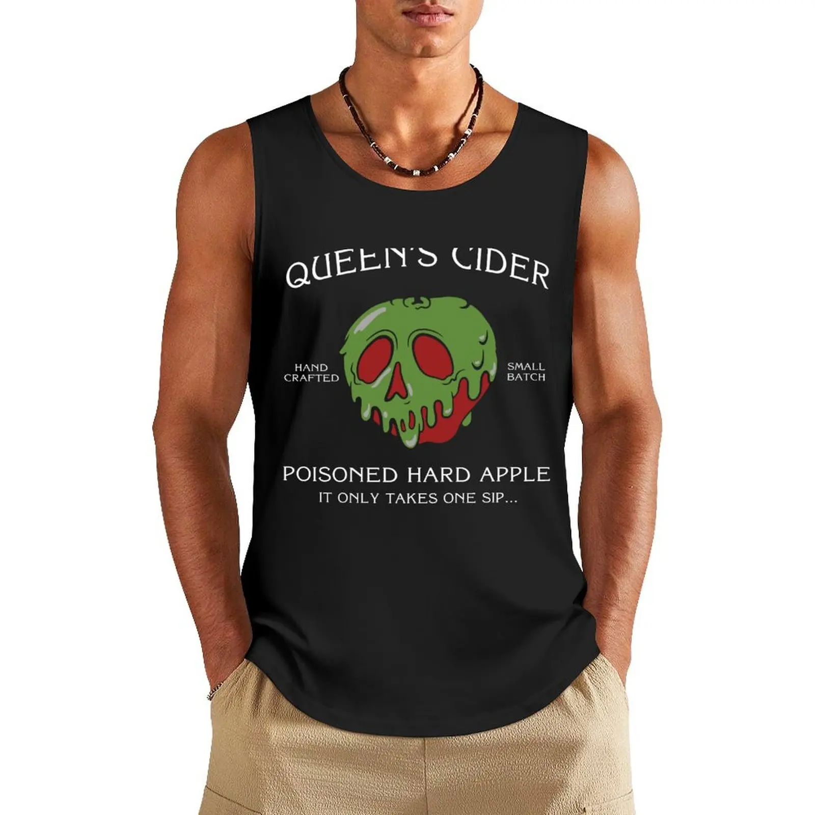 

Queen's Cider Poisoned Hard Appple Halloween Tank Top anime top anime gym basketball singlet for men