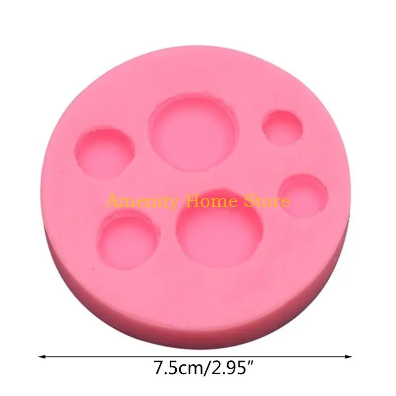 F26C Cake Soap Moulds Fondant Molds Silicone Material for DIY Cake Decorating