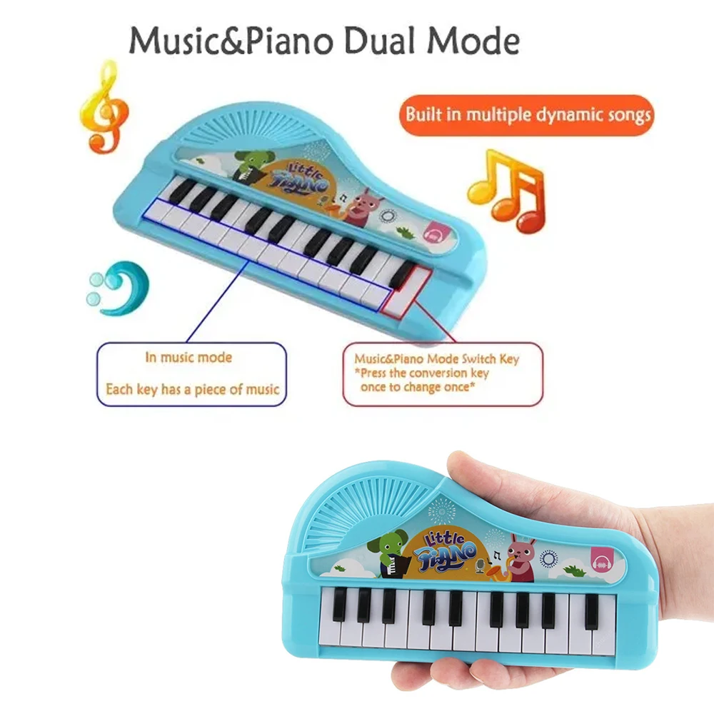 Children\'s Puzzle Early Education Simulation Electronic Piano Toy Kindergarten Fun Multifunctional Piano Instrument