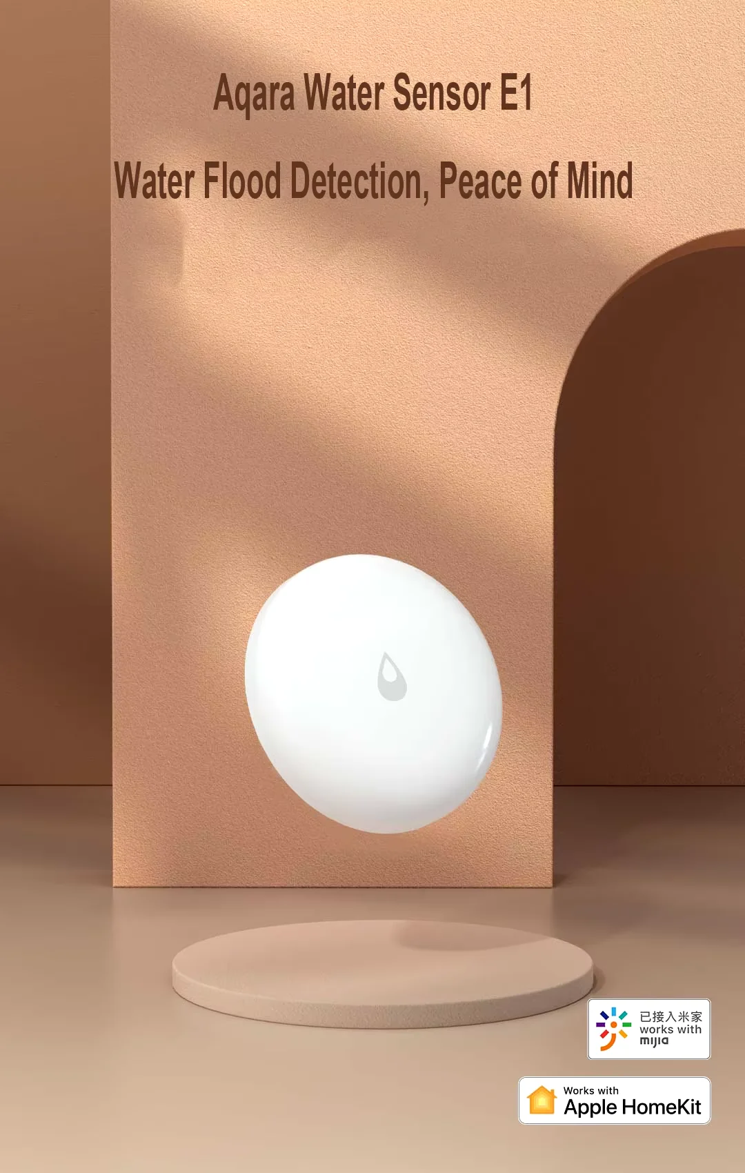 아카라 누수 센서 E1 ZigBee3.0 물침수 감지기 알람 보안 센서 스마트 홈 샤오미 미홈 홈킷용