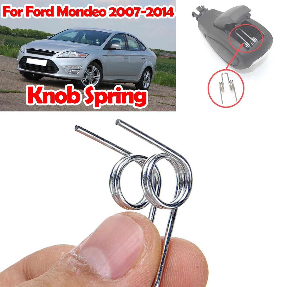 Automatic Gear Shift Lever Knob Spring Suspended Repair Kit Replacement Parts Car Accessories For Ford Mondeo 2007 2008 - 2014