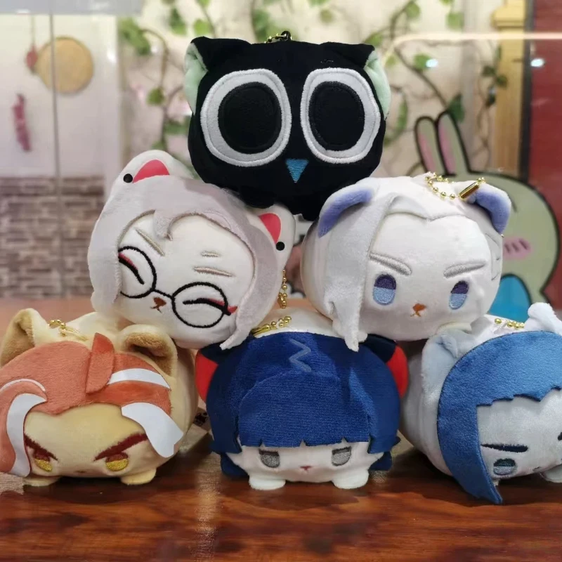 New Arrival  Cute Goodsfun Lxh  Blind Box Slow Rebound Squishy Keychain The Legend Of Hei Nezha Wuxian Anime Peripheral Gift