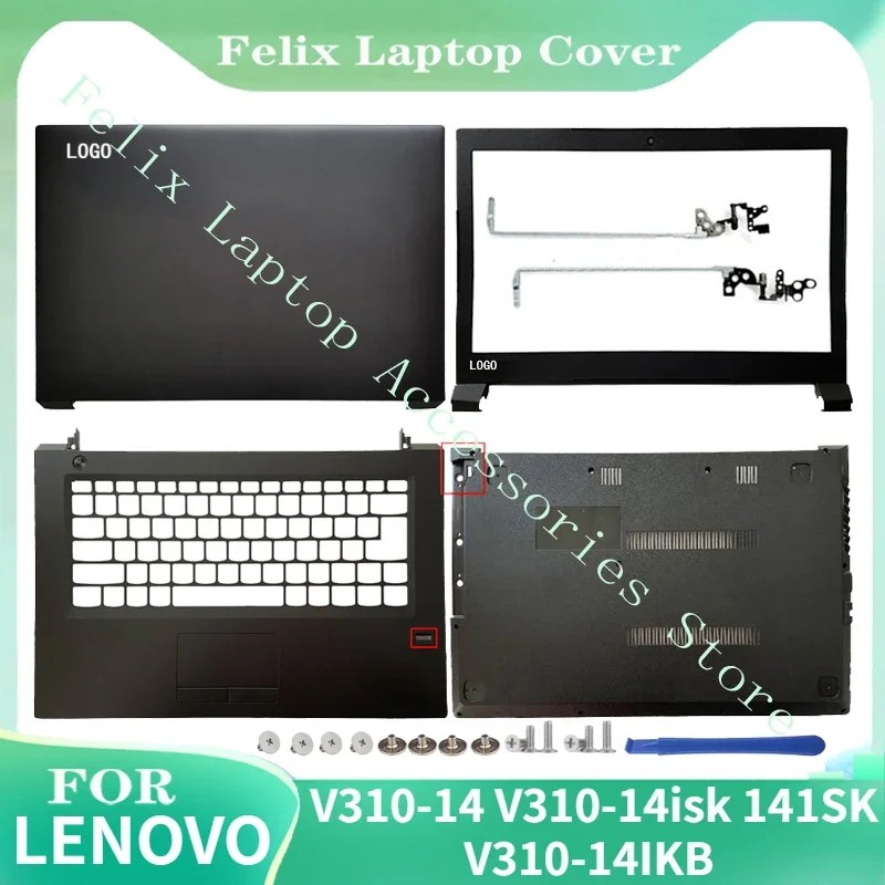 

New For Lenovo V310-14 V310-14isk 141SK V310-14IKB Series LCD Back Cover Front Bezel Palmrest Bottom Case Upper Top Lower Cover