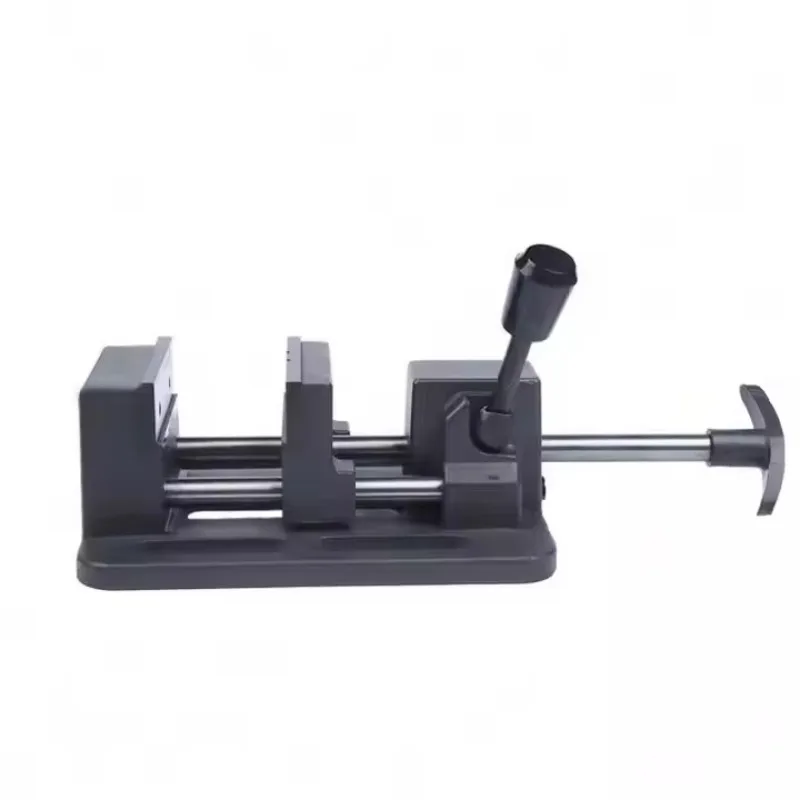 TEBAK 4 Inch 100mm Fast Drilling Machine Flat-Nose Pliers Precision Bench Drill With Quick-Action Fixture Woodworking Vise