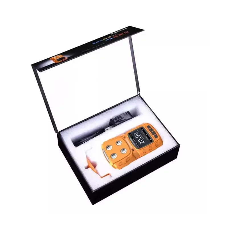 4-in-1 Gas Detector - H2S, SO2, CO, EX Diffusive Analyzer for Toxic & Harmful Gases