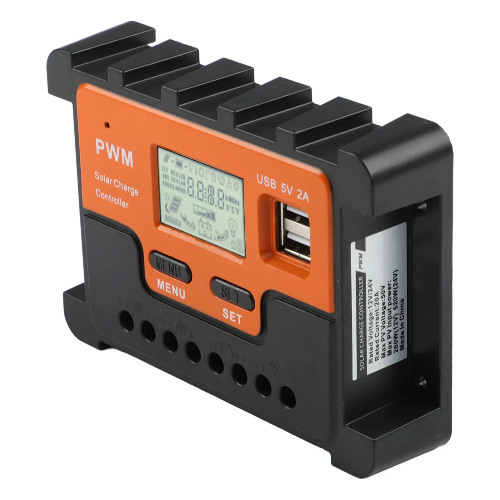 solar-charge-management-system-20a-controller-with-hd-display-and-multiple-usb-outputs-for-enhanced-functionality
