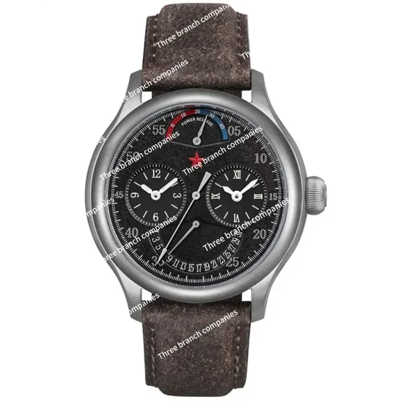 

45mm 1963 Time Zone Men Automatic Mechanical Watches ST2545 Calendar Army Military Watch Luminous Hand