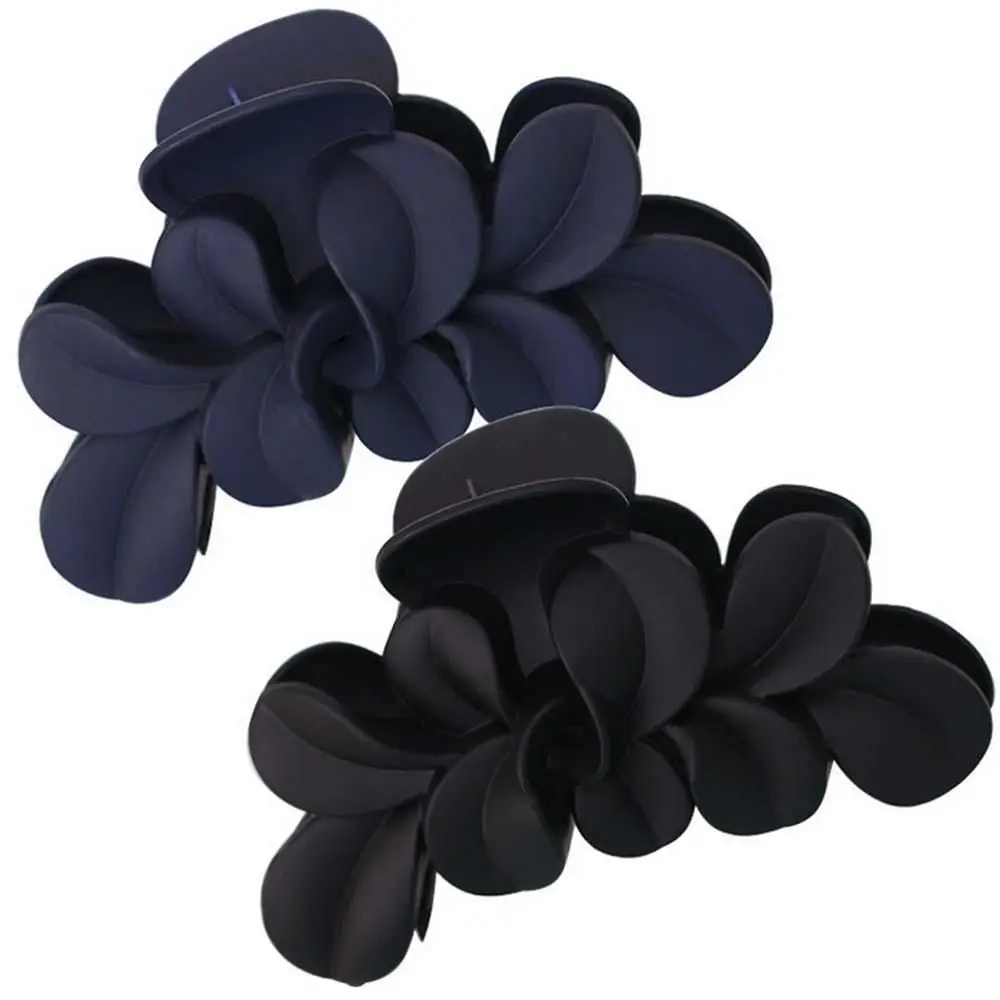 Wild Glossy Plastic Lady Big Flower Girls Barrette Hairpins Hair Claw Hair clip