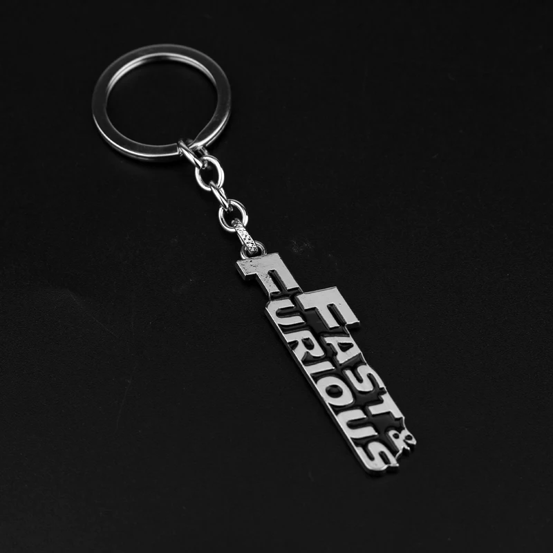 Fast & Furious Metal Keychain for Male Best Friends Letter Keyrings Chaveiro Porte Clef Key The Fast and the Furious Jewelry