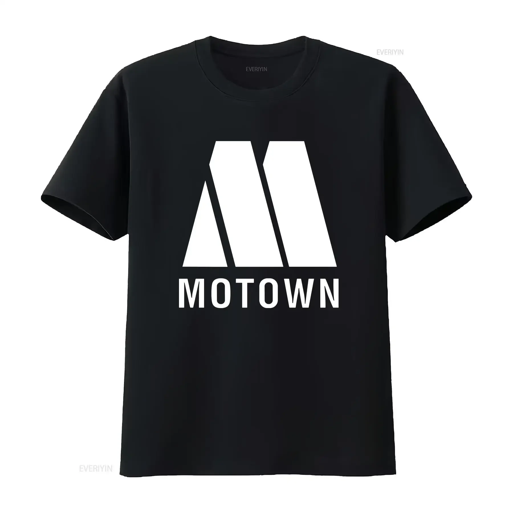 New Motown Records Logo T Shirt Funny Size S to 5XL vintage Washed Comfortable streetwear homme Breathable fashion Stylish