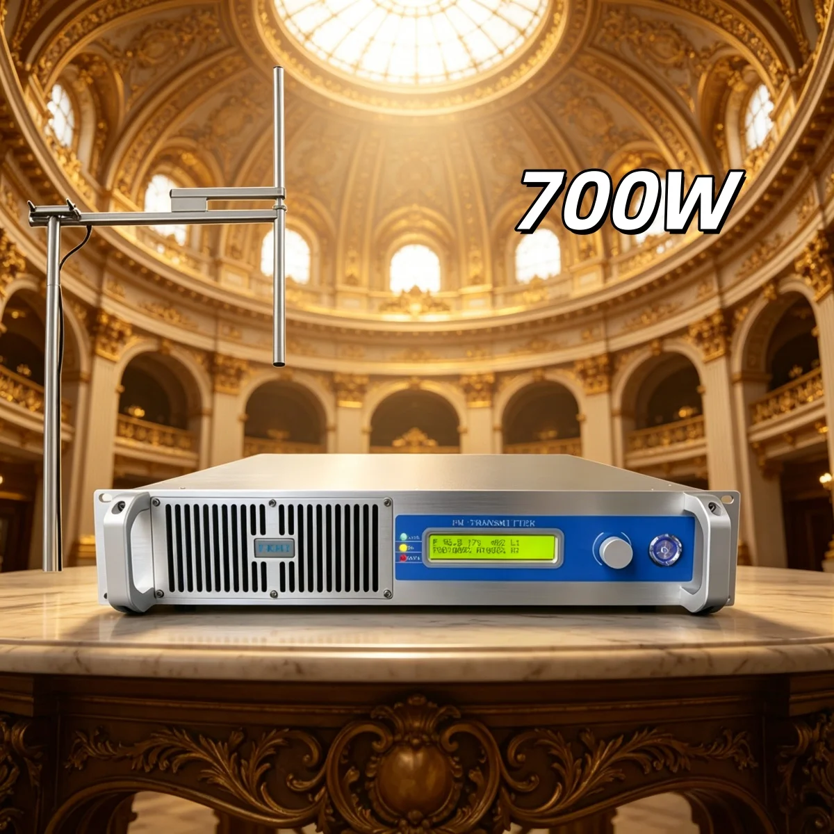 

Комплект FM-передатчика YXHT-1, 700 Вт, с антенной и кабелем, для общественных мероприятий, Hi-Fi, с защитой от помех, оптовая продажа