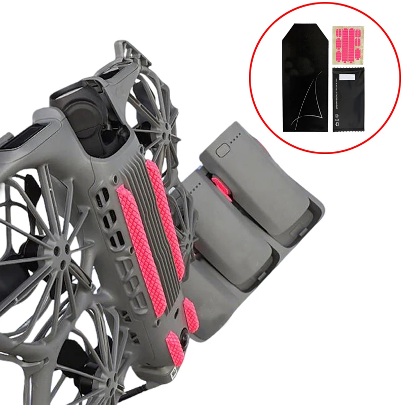 1Set Adhesive Anti-Slip Feet Pads Battery Anti-Scratch Protector Anti-Slip Texture Modified Accessories for DJI NEO 2 RC Drone