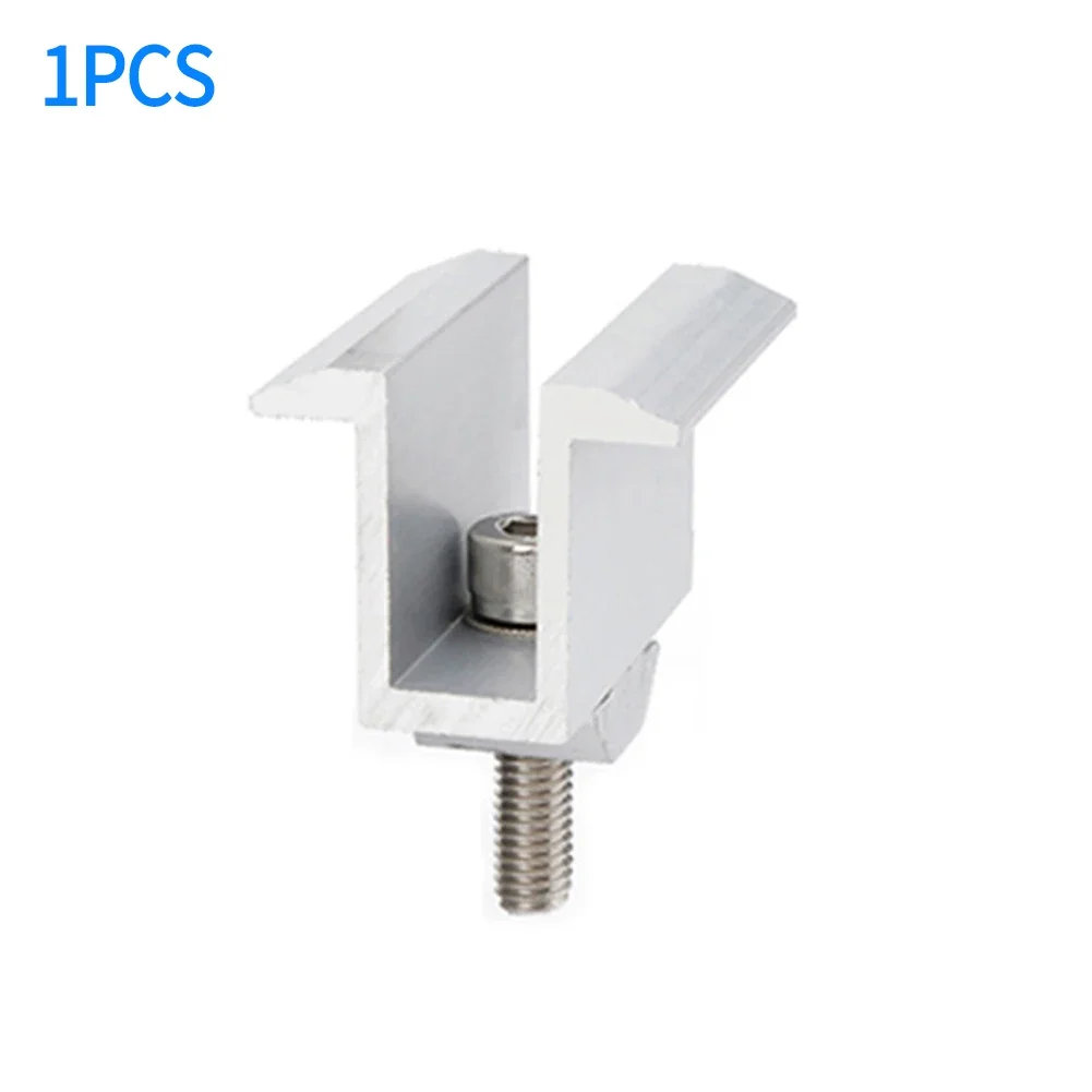 Glazed Tile Roof Installation Medium Voltage Solar PV Mounts for Nonadjustable Solar Panel Bracket Clamps 14Pcs