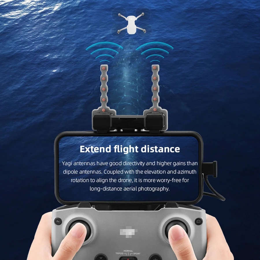 Zangão antena mavic 3 remoto sinal impulsionador alcance extensor para dji mavic 3/mini 3 pro/ar 2/ar 2s/mini 2 acessórios